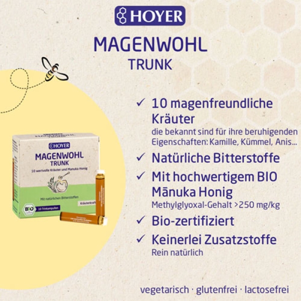 Magenwohl-Trunk Bio-Trinkampullen