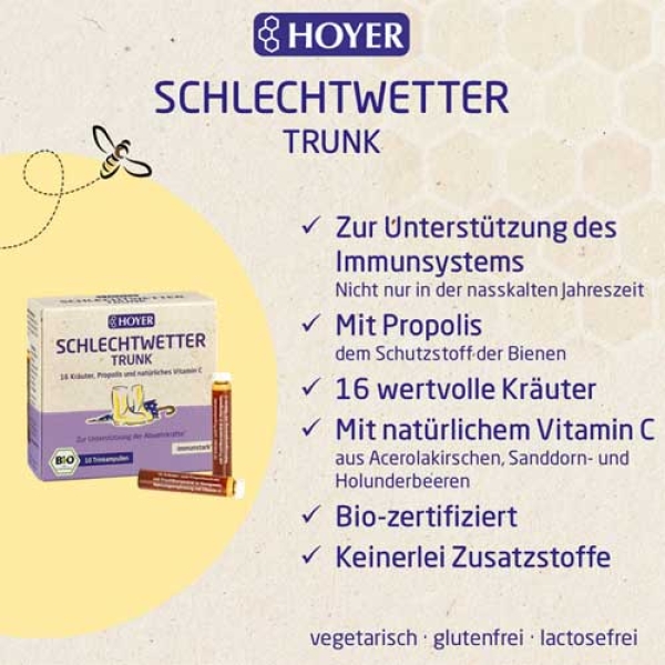 Schlechtwetter-Trunk Bio-Trinkampullen