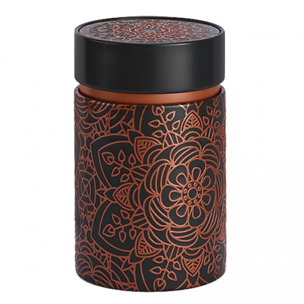 Dose Mandala, schwarz-ebony, 150g