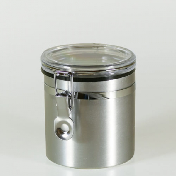 Bügelverschlussdose mit Sichtdeckel, 250ml, 80x80mm