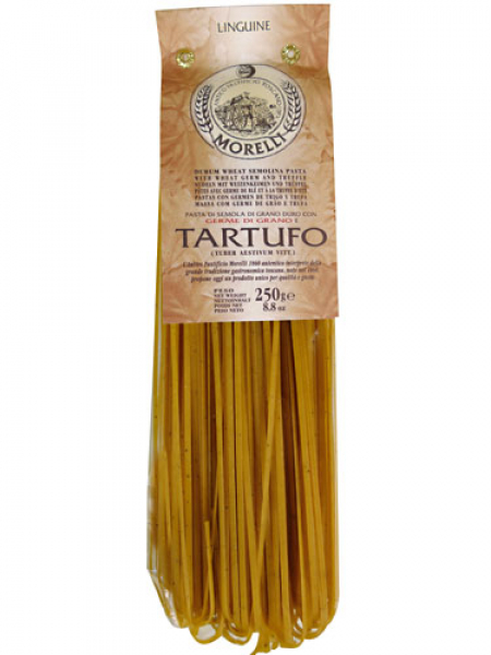 Linguine al Tartufo MorelliNudeln mit Weizenkeimen und Trüffeln