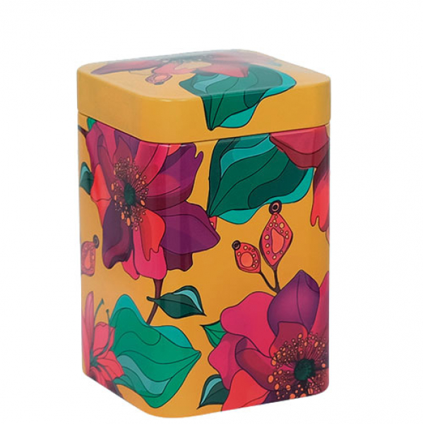 Dose Poppy - rote Mohnblüte, orange, 100g