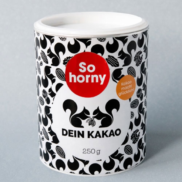 Bio-Schokoladenpulver "So horny" Dein Kakao