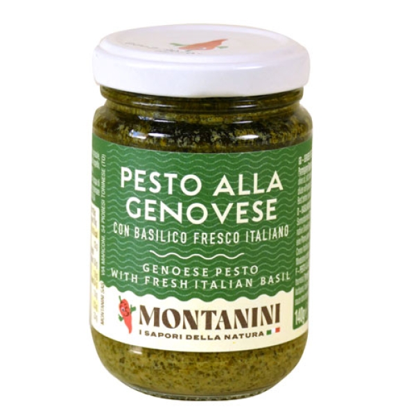 Pesto alla GenoveseBasilikum Pesto Genueser Art mit Pinienkernen
