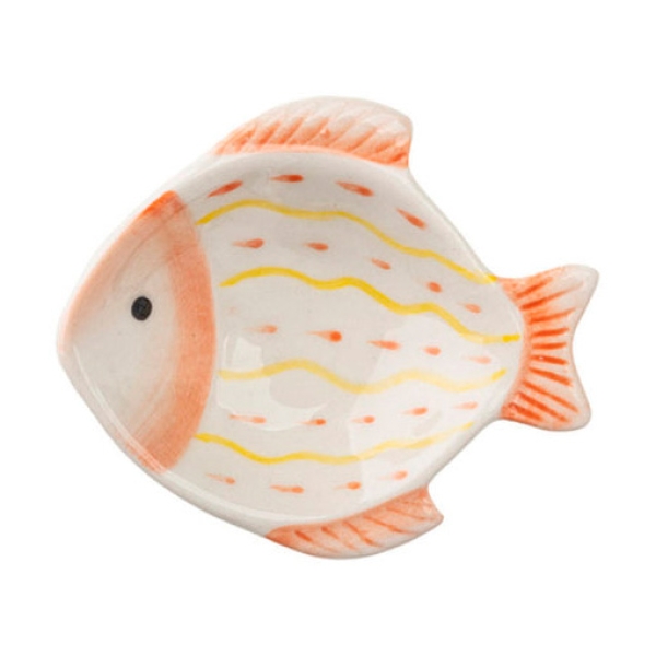 Seifenschale Fischchen klein, orange & gelb