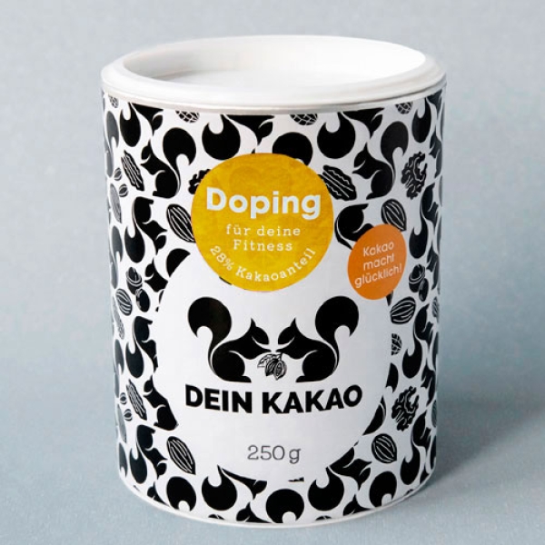 Schokoladenpulver "Doping" Dein Kakao