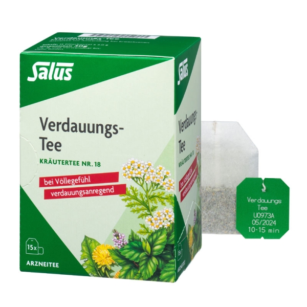Verdauungs-Tee, Filterbeutel (15x2,0g) Salus