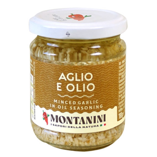 Aglio e OlioKnoblauch gehackt in Öl