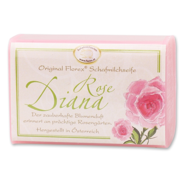 Schafmilchseife Rose Diana, 100g