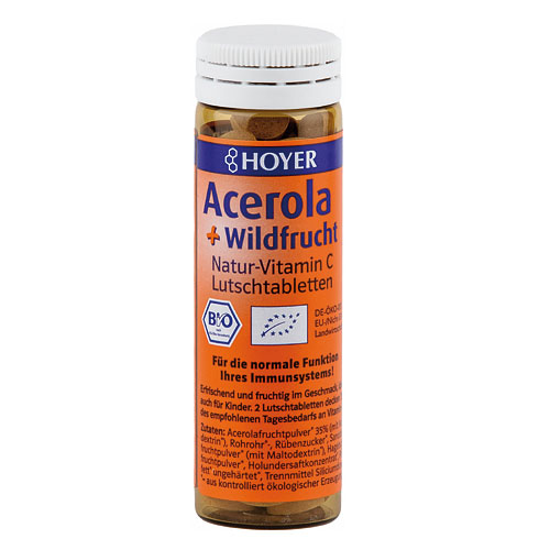 Acerola + Wildfrucht-Lutschtabletten Bio