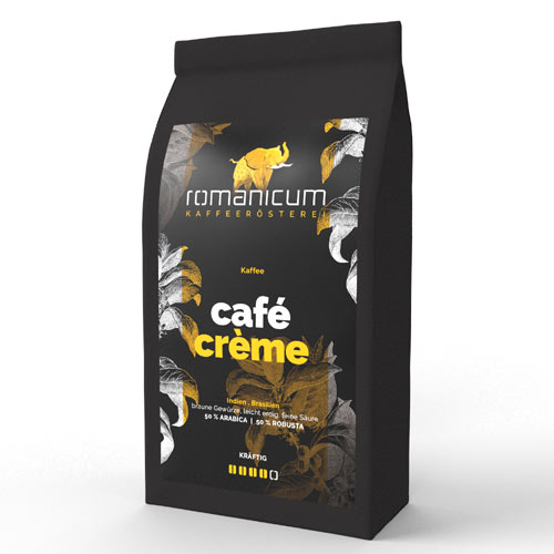 Kaffee Café Crème, ganze Bohne, Romanicum