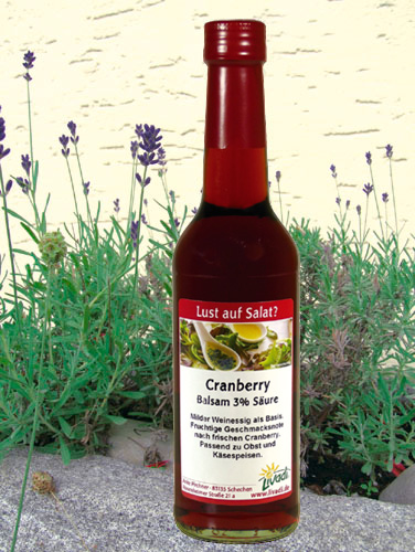 Cranberry Essig-Kreation 5% Säure