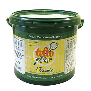 Tellofix Classic, Klare Delikatess-Suppe, 2 kg Eimer = 100 Liter