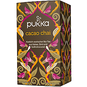 Pukka Cacao Chai, BioteeAufgussbeutel