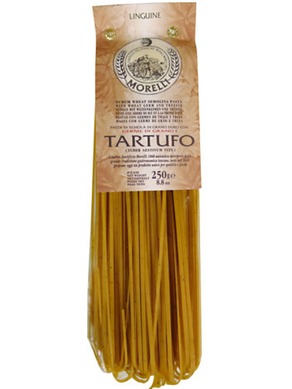 Linguine al Tartufo MorelliNudeln mit Weizenkeimen und Trüffeln
