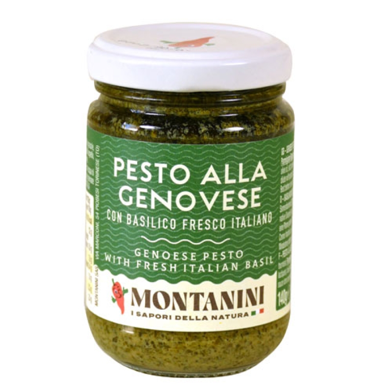 Pesto alla GenoveseBasilikum Pesto Genueser Art mit Pinienkernen