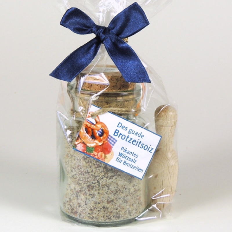 Brotzeitsalz "Des guade Brotzeitsoiz" Geschenkset